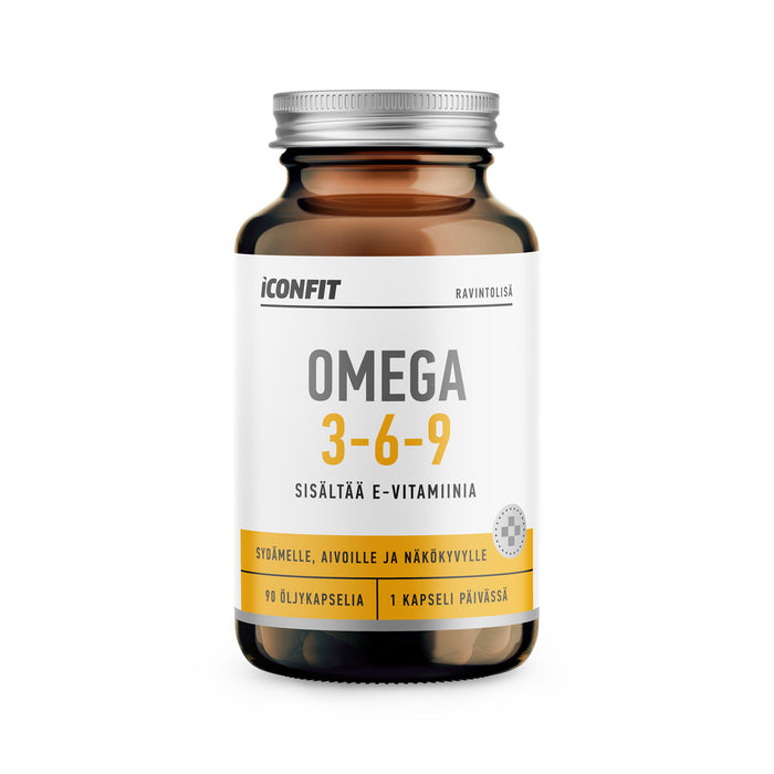 ICONFIT Omega 3, 6 ir 9 (90 kapsulių)