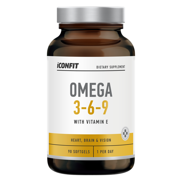ICONFIT Omega 3-6-9 (90 minkštų kapsulių)
