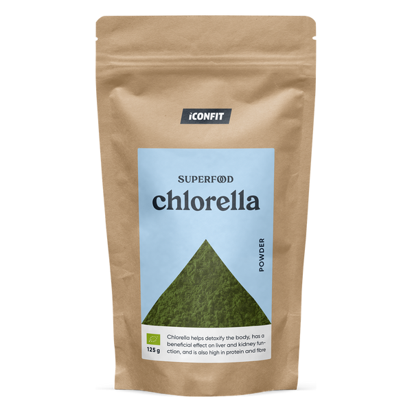 ICONFIT Økologisk Chlorella Pulver (125 g)