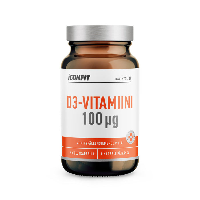 ICONFIT D3-Vitamiini 100 μg (90 öljykapselit)