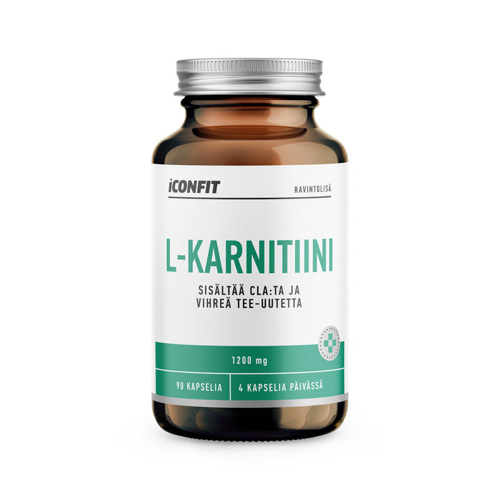 ICONFIT L-Karnitiini CLA:TA ja vihreäa vihreä tee-uutetta (90 Kapselit)